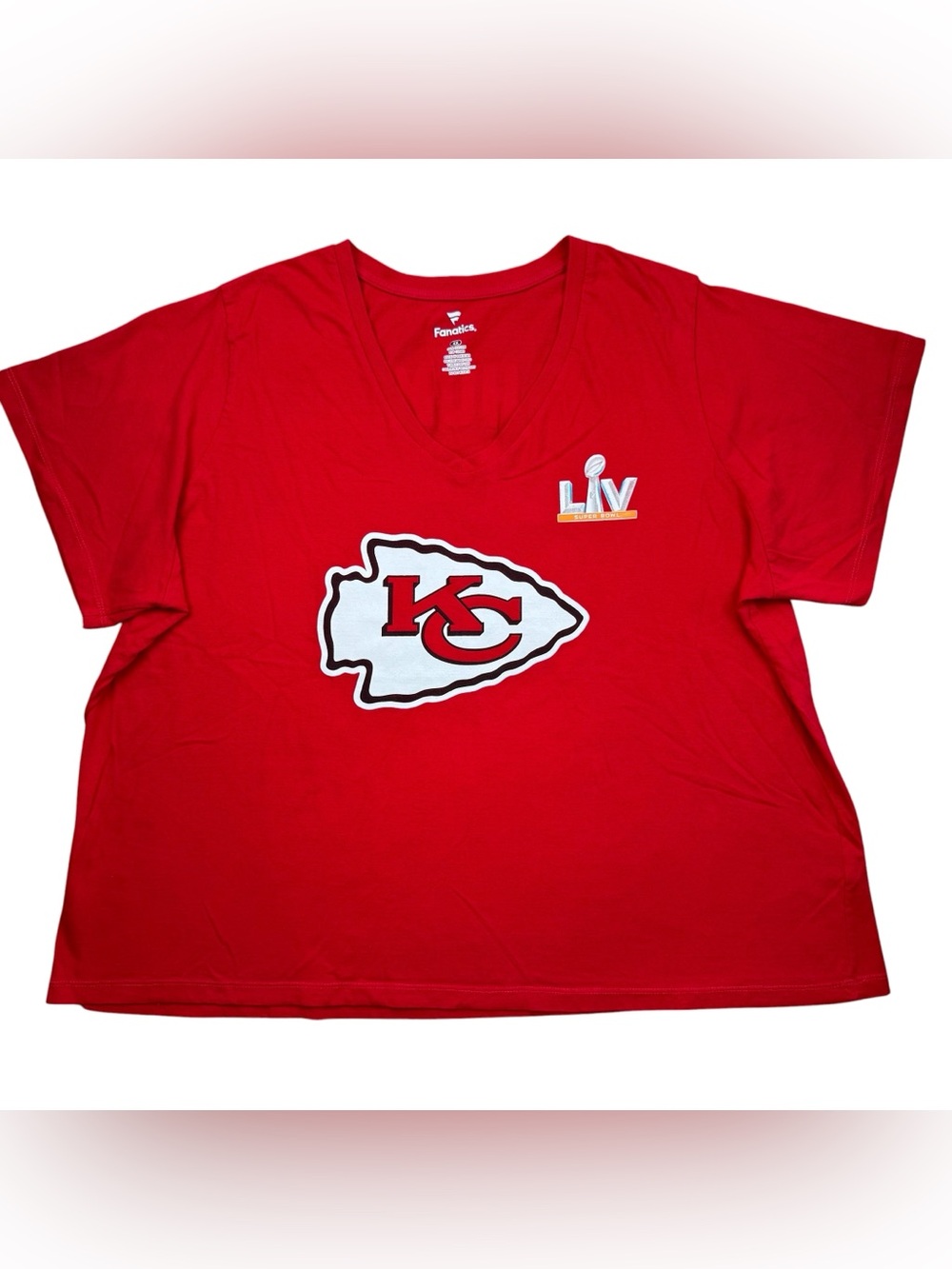 Women’s Kansas City Chiefs Patrick Mahomes NFL Football T-shirt Jersey size 4XL